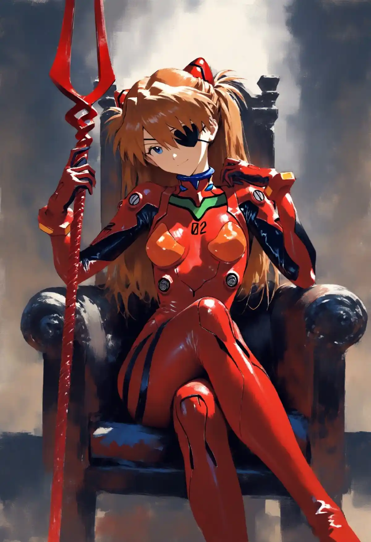Animagine XL 4.0 official sample: detailed anime character (author gallery)
